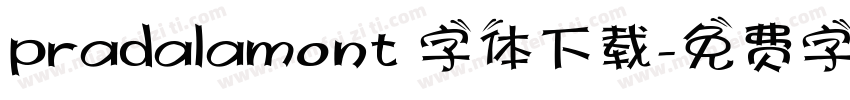 pradalamont 字体下载字体转换